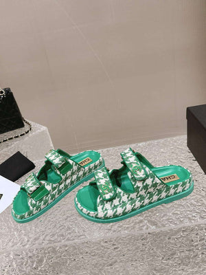 Chanel Women's Velcro sandals Fashion Shoes C93251 - Euro 35=US 4 - View 2
