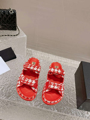 Chanel Women's Velcro sandals Fashion Shoes C93252 - Euro 35=US 4 - View 1