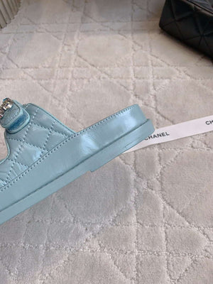 Chanel Women's Velcro Sandals Fashion Shoes C93421 - Euro 35=US 4 - View 6