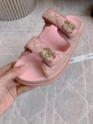 Chanel Women's Velcro Sandals Fashion Shoes C93422 - Euro 35=US 4 - View 6