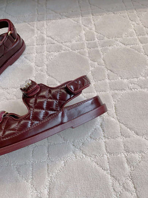 Chanel Women's Velcro Sandals Fashion Shoes C93433 - Euro 35=US 4 - View 8