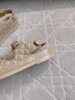 Chanel Women's Velcro Sandals Fashion Shoes C93434 - Euro 35=US 4 - View 8