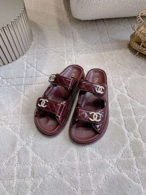 Chanel Women's Velcro Sandals Fashion Shoes C93438 - Euro 35=US 4 - View 1