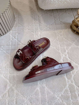 Chanel Women's Velcro Sandals Fashion Shoes C93438 - Euro 35=US 4 - View 4