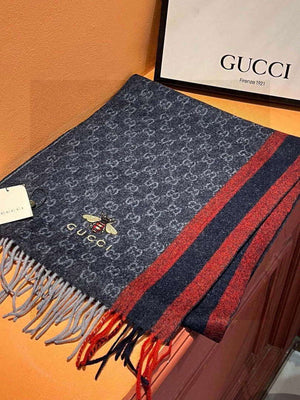 Chanel Woven Cashmere Scarf Designer Scarf C88725 - Default Title - View 5