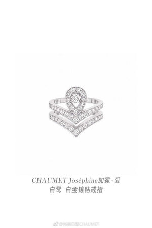 Chaume J3mg00 Josephine eclat floral Ring C888093 - Default Title - View 2