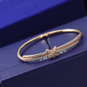 Chaumet 081798 Jeux de Liens Bracelet With Diamonds C083465 - White Gold - View 4
