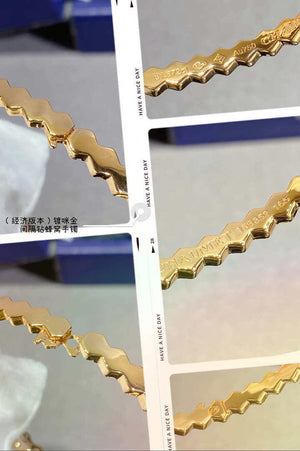 Chaumet 083433 Rose Gold Bee My Love Bracelet With Diamonds C083433 - White Gold - View 7