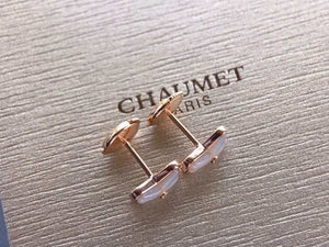 Chaumet 2563CH083469 Rose Gold Earrings With Mother Of Pearl And Diamonds Liens - Default Title - View 2