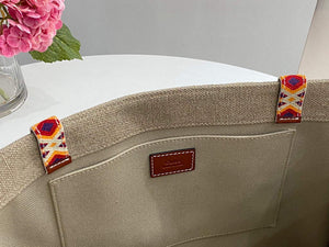 Chloe 382E6690U Large Woody Tote Bag Orange - Default Title - View 8