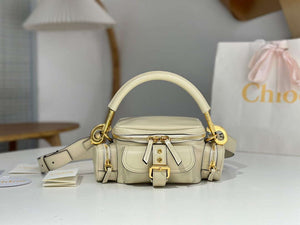 Chlo¨¦ CHC24AS534N8324Q Small Camera Bag In Shiny Leather Sweet Beige - Default Title - View 1