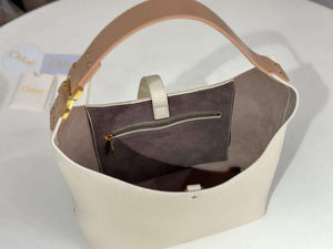 Chlo¨¦ CHC24AS629I31110 Small Marcie Hobo Bag in grained leather Misty Ivory - Default Title - View 8