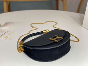 Chlo¨¦ CHC24SS604M52001 Marcie Chain Flap Bag in Leather Black - Default Title - View 6