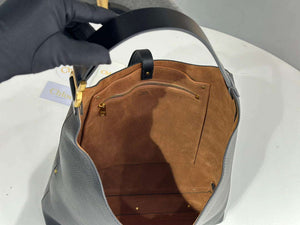 Chlo¨¦ CHC24SS630I31001 Marcie Hobo Bag in grained leather Black - Default Title - View 8