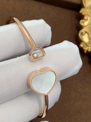 Chopard HAPPY HEARTS Barcelet 857482-5300 Rose Gold mother of pearl - Default Title - View 1