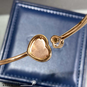 Chopard HAPPY HEARTS Barcelet 85A074-5300 Rose Gold With Diamonds Gold - Default Title - View 9