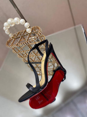 Christian Louboutin Sandal CL Pumps Shoes High 100mm 79681 - 35 - View 7