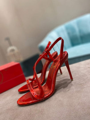 Christian Louboutin Sandal CL Pumps Shoes High 100mm 79682 - 35 - View 4