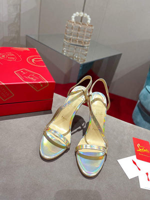 Christian Louboutin Sandal CL Pumps Shoes High 100mm 79683 - 35 - View 1