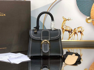 Delvaux AA0406 Brillant Mini Rodeo Surpique Calf Bag Black - Default Title - View 1