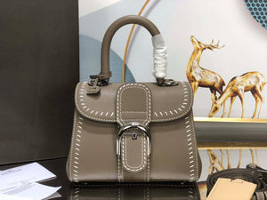 Delvaux AA0406 Brillant Mini Rodeo Surpique Calf Bag Dark Gray - Default Title - View 2