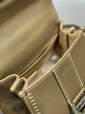 Delvaux AA0406 Brillant Mini Rodeo Surpique Calf Bag olive green - Default Title - View 8