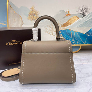 Delvaux AA0569 Brillant PM Rod¨¦o Calf Bag elephant gray - Default Title - View 3