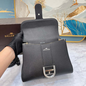 Delvaux AA0569 Brillant PM in Rodeo Calf Black - Default Title - View 7