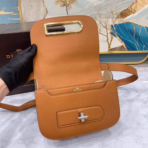 Delvaux AA0574 Lingot Alpina Calf Bag Caramel - Default Title - View 8