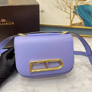 Delvaux AA0574 Lingot Alpina Calf Bag Purple - Default Title - View 5