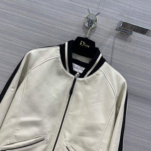 Dior 117P26 Baseball Leather Jacket Floral Print white - 36 - View 5