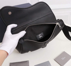 Dior 1ADPO093 Saddle Men Bag Grained Calfskin Black - Default Title - View 8