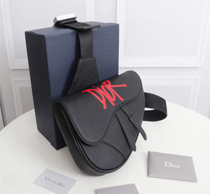 Dior 1ADPO093 Saddle Men Bag Grained Calfskin Black - Default Title - View 2