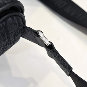 Dior 1ADPO093 Saddle Men Bag Dior Oblique Jacquard Black - Default Title - View 6
