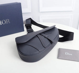 Dior 1ADPO093 Saddle Men Bag Grained Calfskin Gray - Default Title - View 3