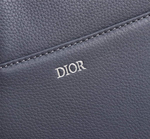 Dior 1ADPO093 Saddle Men Bag Grained Calfskin Gray - Default Title - View 6