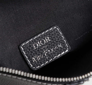 Dior 1ADPO093 Saddle Men Bag Grained Calfskin Black - Default Title - View 9