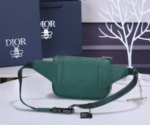 Dior 1ADPO223 Saddle Belt Bag Leather Green - Default Title - View 3