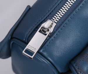 Dior 1ADPO223 Saddle Belt Bag Leather Blue - Default Title - View 6