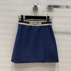 Dior 221J39 Spring/Summer Classic Miniskirt Blue - 36 - View 1