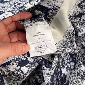 Dior 227R40 Short Hooded Dress Navy Blue - S - View 8