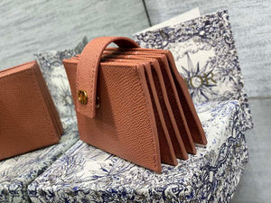 Dior 30 MONTAIGNE 5-Gate Card Holder Organ Card Holder S2058 Grained Calfskin D0014 - Default Title - View 4