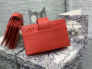 Dior 30 MONTAIGNE 5-Gate Card Holder Organ Card Holder S2058 Grained Calfskin D0015 - Default Title - View 3