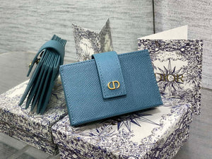 Dior 30 MONTAIGNE 5-Gate Card Holder Organ Card Holder S2058 Grained Calfskin D0016 - Default Title - View 1