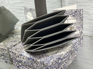 Dior 30 MONTAIGNE 5-Gate Card Holder Organ Card Holder S2058 Grained Calfskin D0017 - Default Title - View 5
