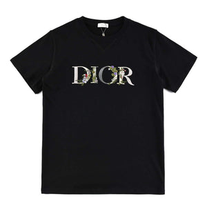 Dior 313J696 Men's Women's Relaxed Fit Cotton Jersey T-shirt D65850 - XS - View 1