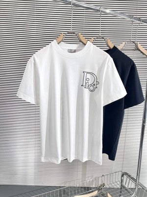 Dior 313J696 Men's Women's Relaxed Fit Cotton Jersey T-shirt D65852 - S - View 1