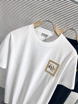 Dior 313J696 Men's Women's Relaxed Fit Cotton Jersey T-shirt D65855 - S - View 2