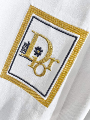 Dior 313J696 Men's Women's Relaxed Fit Cotton Jersey T-shirt D65855 - S - View 8