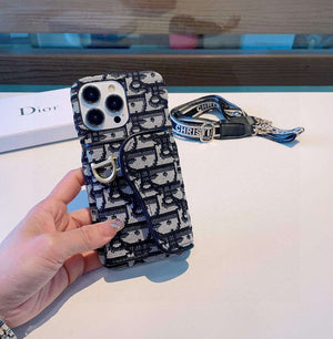 Dior Apple Iphone Leather Premium Deluxe Phone Case D457215 - iPhone15pro max £¨6.7£© - View 9